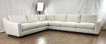 Verona sectional with plinth base in Active Concerto - Sand