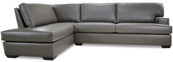 Huxley sectional in leather