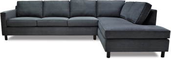 Rex sectional in Joffrey-Charcoal