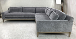 Sectional in Lush - Stone